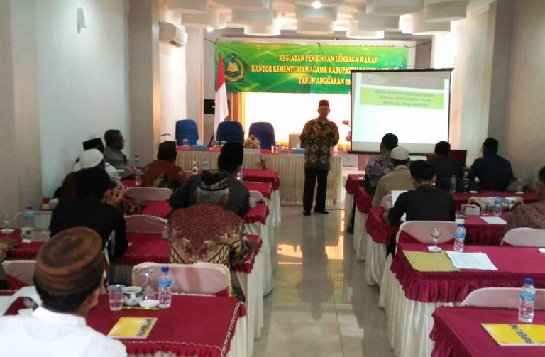 Nazhir dan KUA di Bangka Selatan Ikut Pembinaan Wakaf