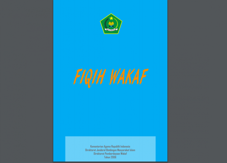 Fiqih Wakaf