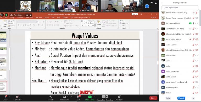 Penyuluhan Hukum Wakaf