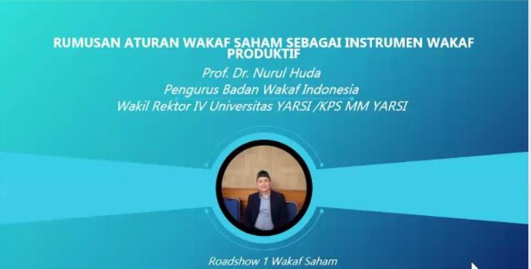 Materi Rumusan Aturan Wakaf Saham Sebagai Instrumen Wakaf Produktif