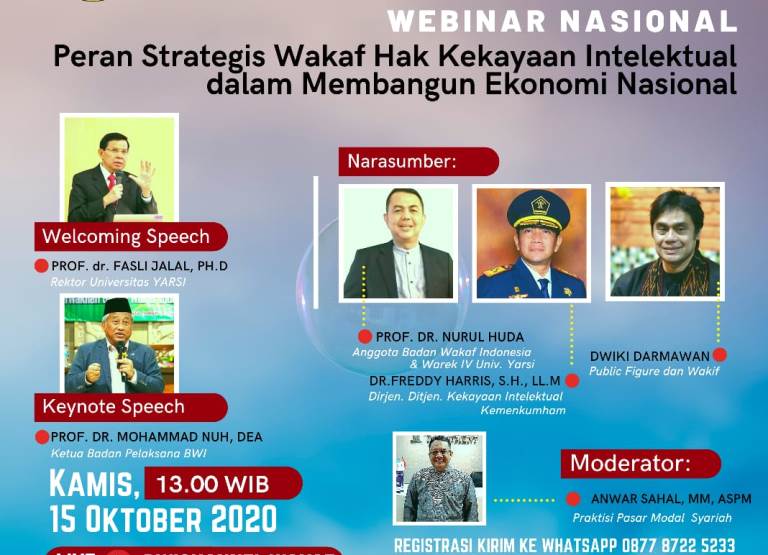 Materi Webinar Nasional Wakaf Haki