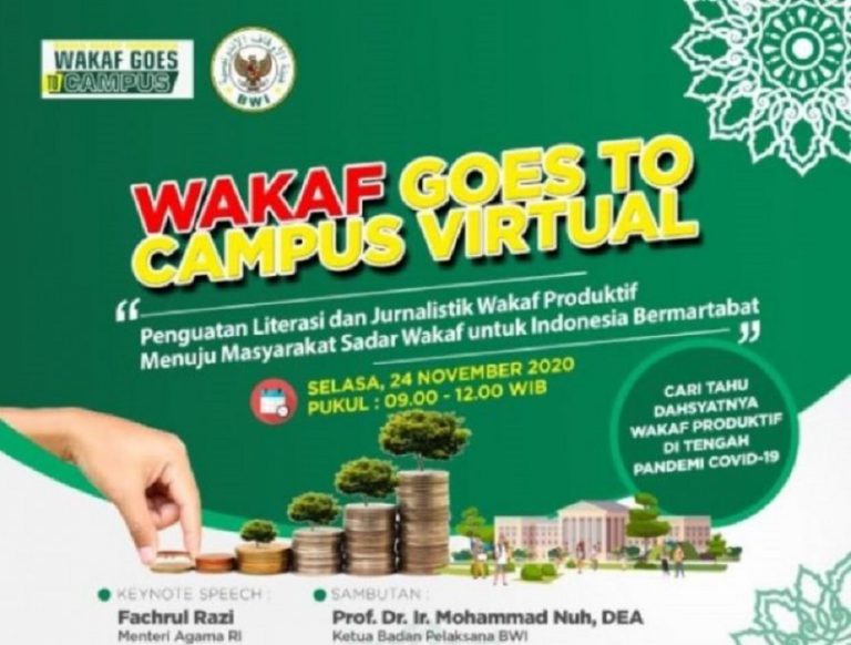 Materi Wakaf Goes TO Campus Virtual 2020
