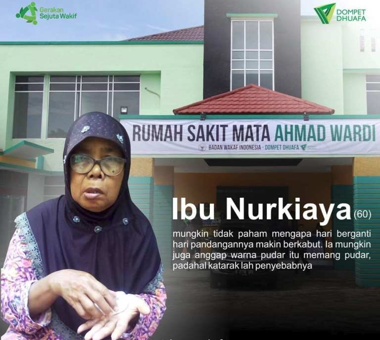 Hasil Kelola Wakaf Bantu Nurkiaya Melihat Dengan Jelas Lagi