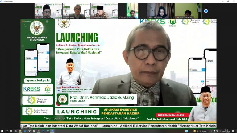 Majukan Wakaf, BWI Lakukan MoU Dengan Unusa