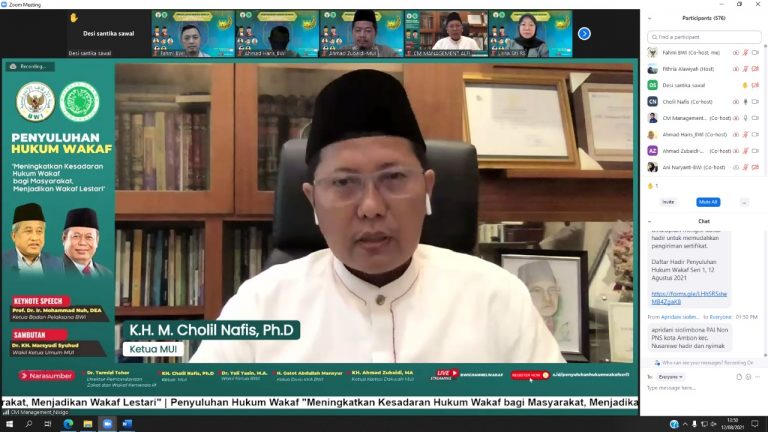 Materi Penyuluhan Hukum Wakaf Seri 01 2021