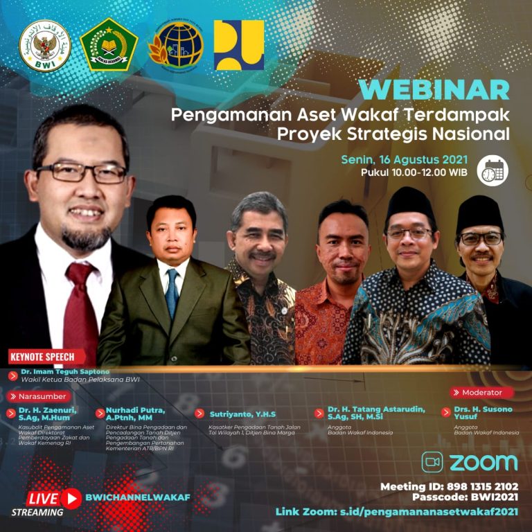 Materi Webinar Pengamanan Aset Wakaf Seri 1 2021