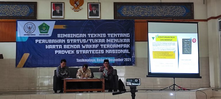 BWI Gelar Bimtek Tentang Perubahan Status Harta Benda Wakaf Terdampak PSN