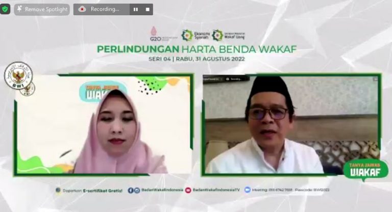Materi Tanya Jawab Wakaf Seri 04 2022: Perlindungan Harta Benda Wakaf