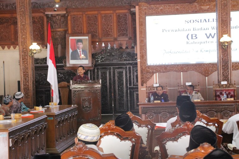 BWI Perwakilan Jepara Gelar Sosialisasi Wakaf di Depan Ratusan Nazhir