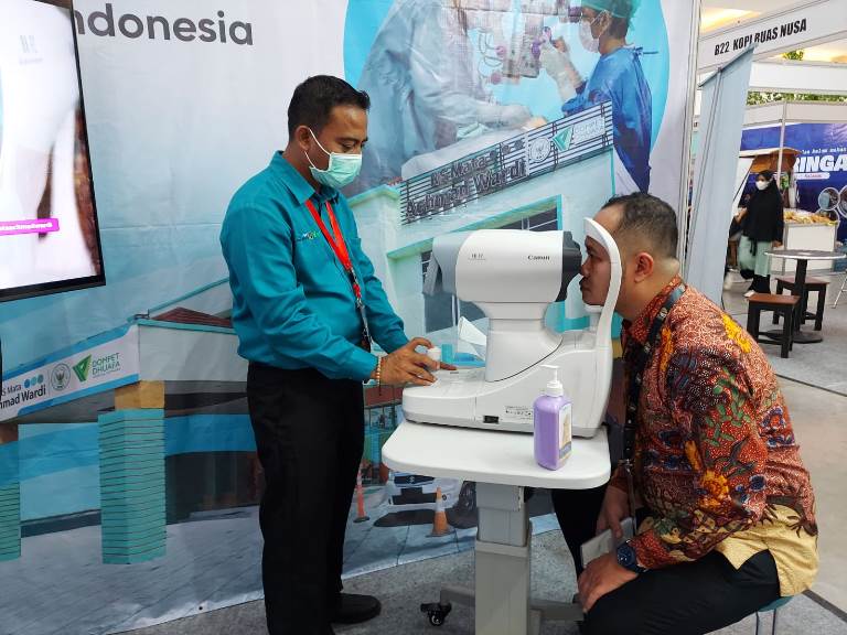 RSAW tampil sebagai RS Mata Wakaf Pertama dan Satu-satunya di Indonesia Dengan Sertifikasi RS Syariah