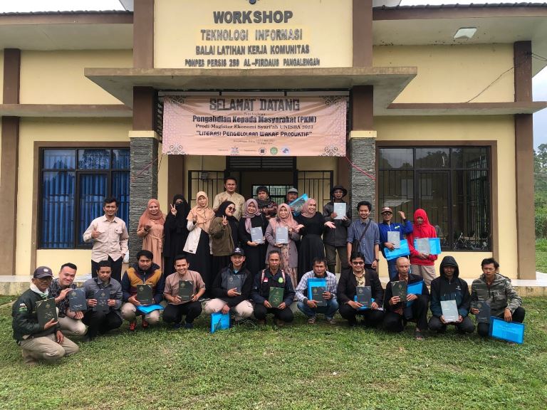 Salah Satu Universitas Islam di Bandung Gelar Kegiatan Literasi Wakaf Produktif di Tengah Masyarakat