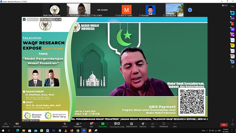 Materi Wakaf Research Expose Seri 3: Model Pengembangan Wakaf Pesantren