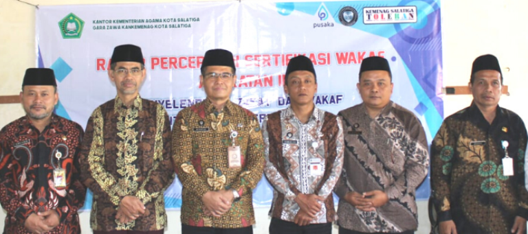 BWI Kota Salatiga, KUA, dan Kemenag Lakukan sinergisitas Untuk Percepatan Sertifikasi Wakaf