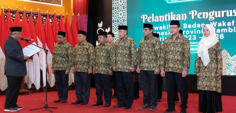 Pelantikan BWI Provinsi Jambi oleh Profesor NUH Dapat Dukungan Penuh Dari Gubernur