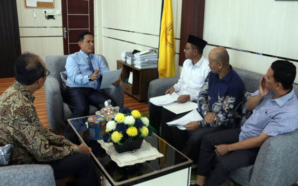 Audiensi Dengan Pemprov, BWI Perwakilan Riau Ingin Tingkatkan Pengelolaan Harta Benda Wakaf