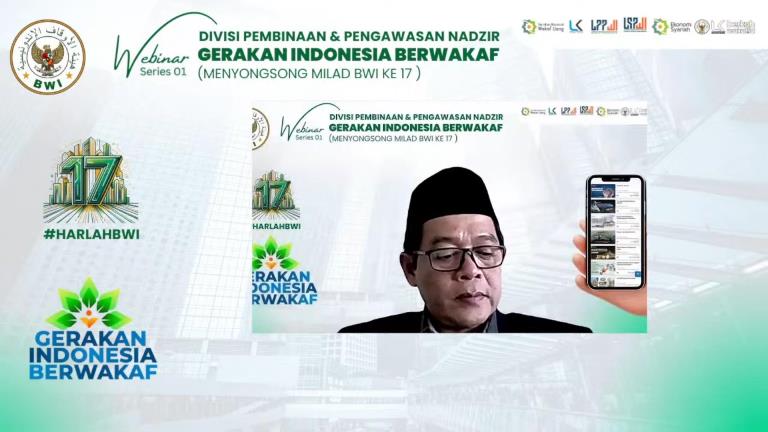 Materi Webinar  Pembinaan dan Pengawasan Nazhir Seri 01