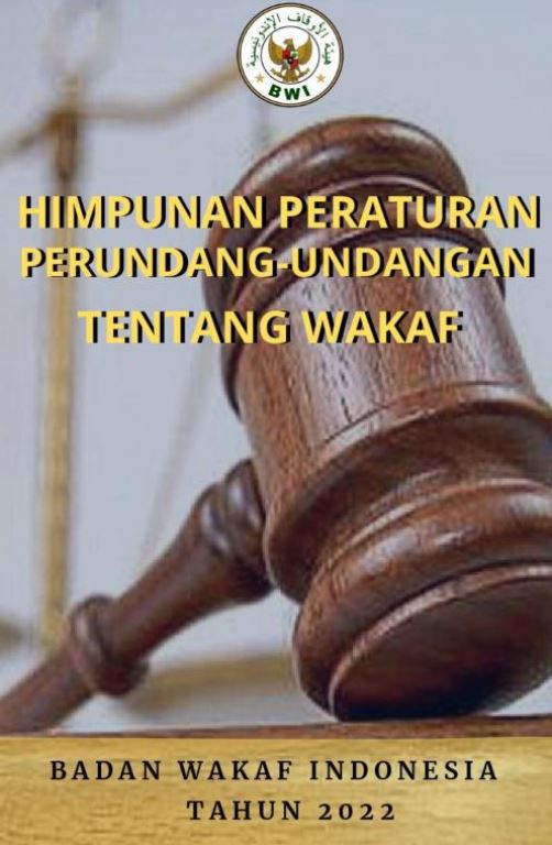 Buku Peraturan Perundang undangan Wakaf