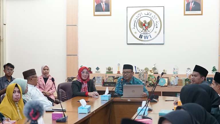 BWI Terima Audiesi Ma’had Aly Madarijul Ulum Lampung