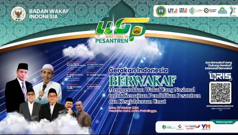 Materi Wakaf Goes To Pesantren (WGTP) Perdana 2024