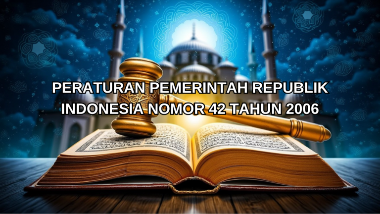 Peraturan Pemerintah RI Nomor 42 Tahun 2006 Tentang Pelaksanaan Undang-Undang Nomor 41 Tahun 2004 Tentang Wakaf