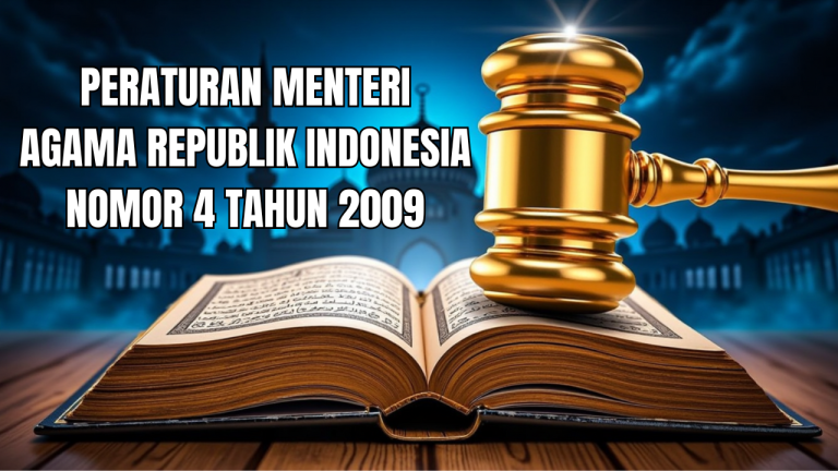 Peraturan Kemenag Nomor 4 Tahun 2009 Tentang Administrasi Pendaftaran Wakaf Uang