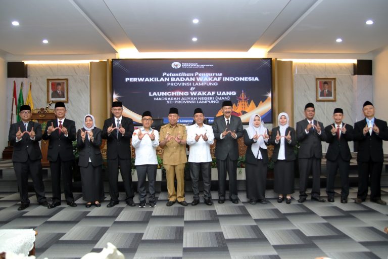 Lantik Pengurus BWI Provinsi Lampung Periode 2024-2027, Sekretaris BWI Sampaikan Perlunya  Inovasi Dalam Pengelolaan Wakaf