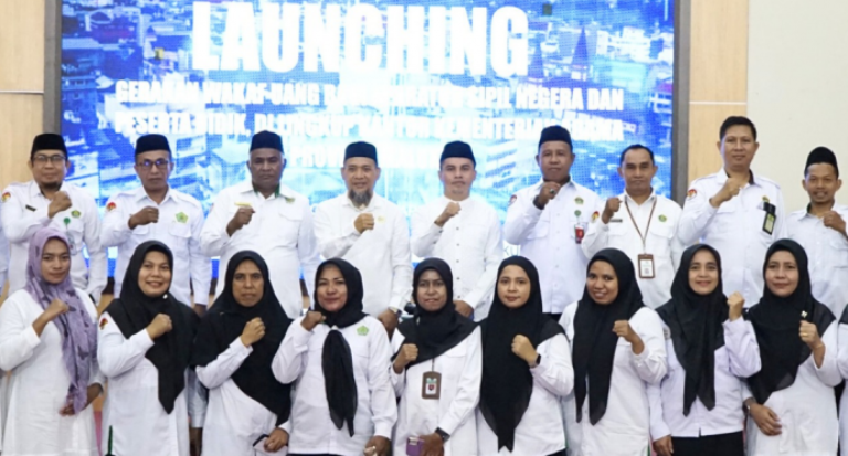 Peluncuran Gerakan Wakaf Uang di Maluku Sebagai Kontribusi Nyata Aparatur Sipil Negara Kementerian Agama Maluku