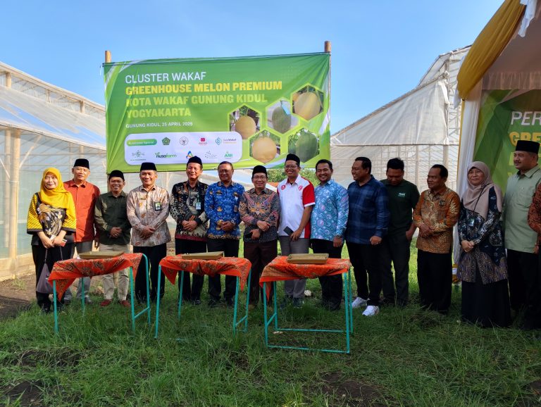 Peresmian Cluster Wakaf Greenhouse Melon Premium Resmi Digelar di Kota Wakaf Gunung Kidul