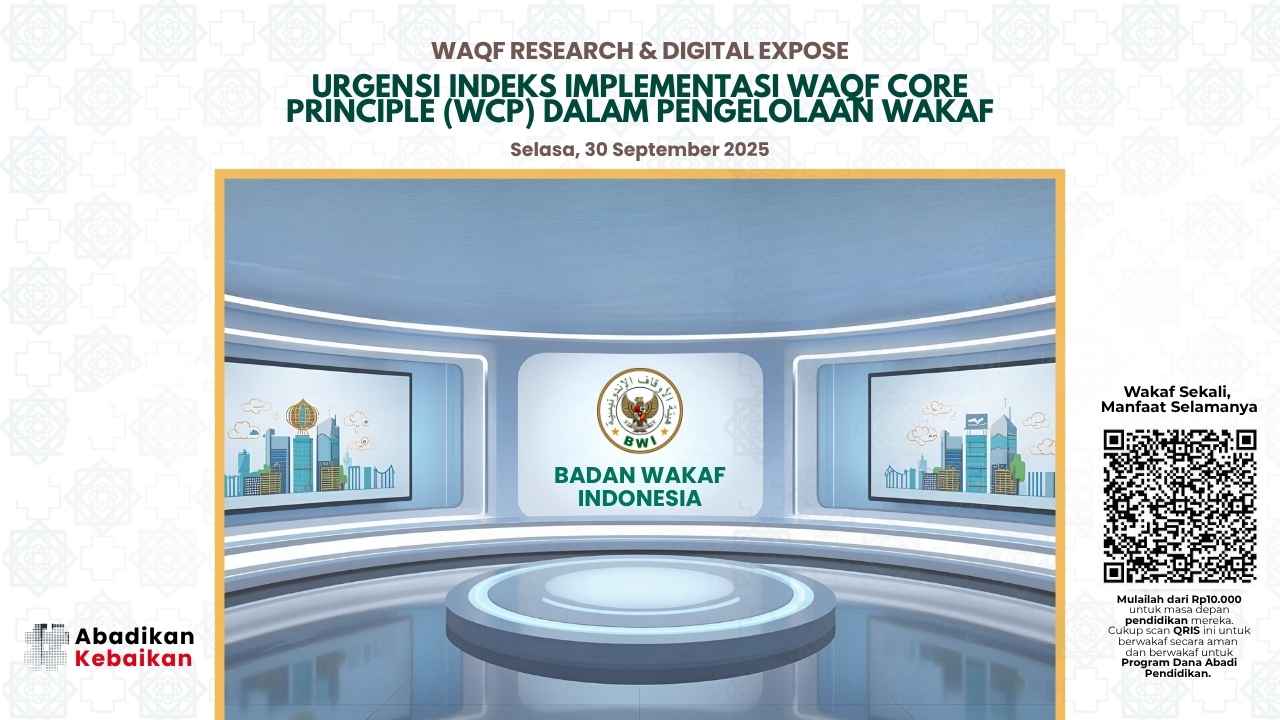 Materi Talkshow Waqf Research & Digital Expose, Seri 09: 