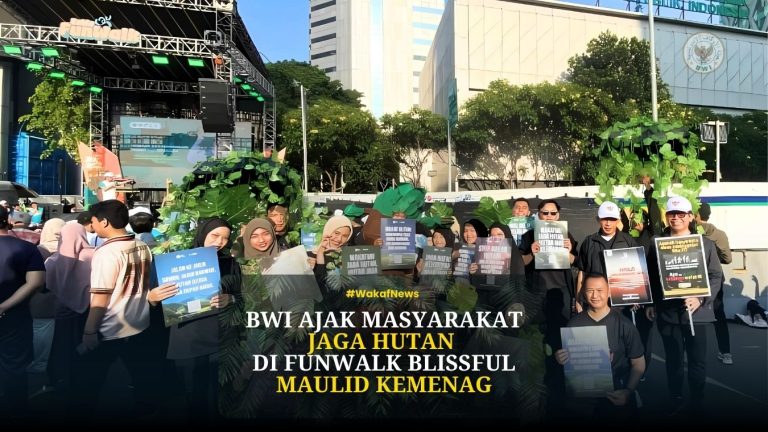 BWI Ajak Jaga Hutan di Funwalk Blissful Maulid Kemenag