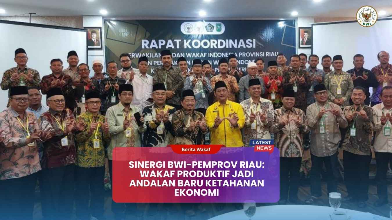 Sinergi BWI-Pemprov Riau Wakaf Produktif Jadi Andalan Baru Ketahanan Ekonomi