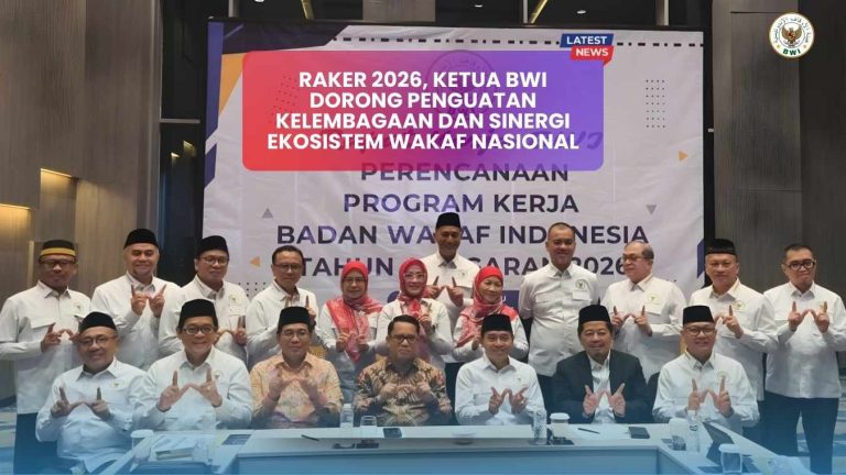 Raker 2026, Ketua BWI Dorong Penguatan Kelembagaan dan Sinergi Ekosistem Wakaf Nasional