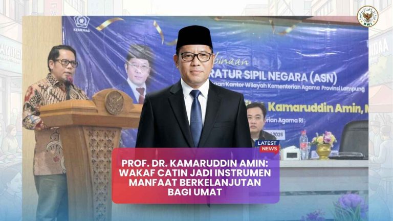 Prof. Kamaruddin Amin Wakaf Catin Jadi Instrumen Manfaat Berkelanjutan bagi Umat