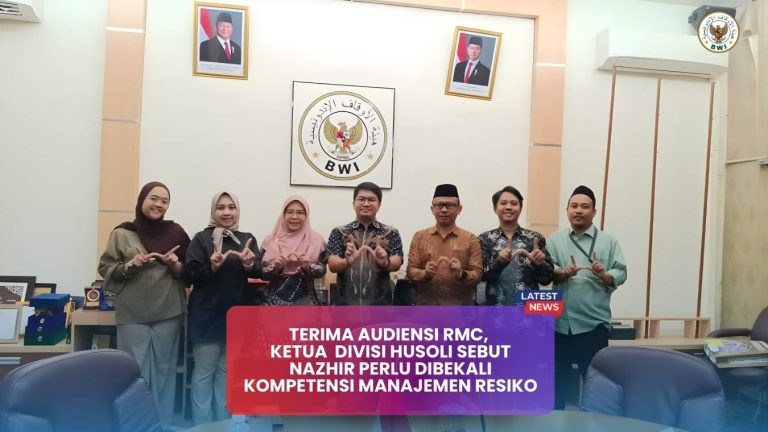 Terima Audiensi RMC, Ketua Divisi HUSOLI Sebut Nazhir Perlu Dibekali Kompetensi Manajemen Resiko